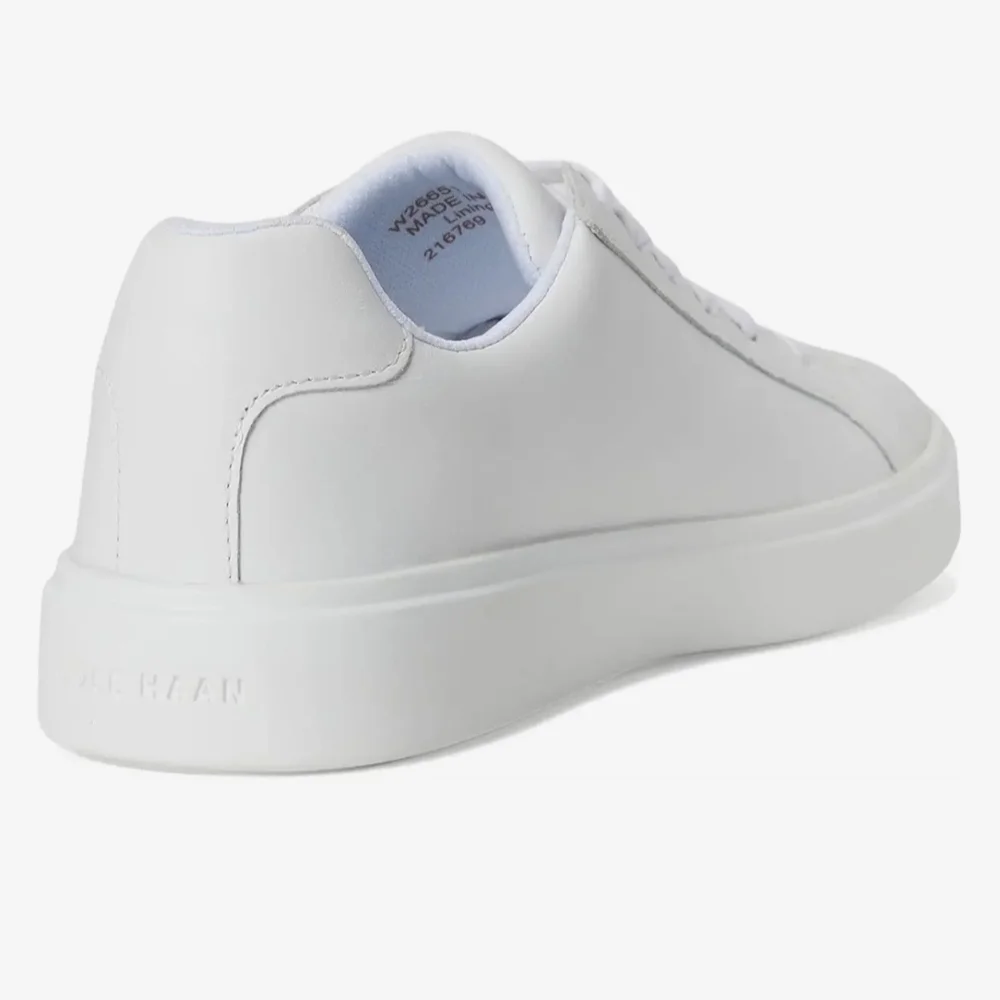 Cole Haan GC Daily Neutral White Leather Sneakers Women's Size 10 NWT Bridal